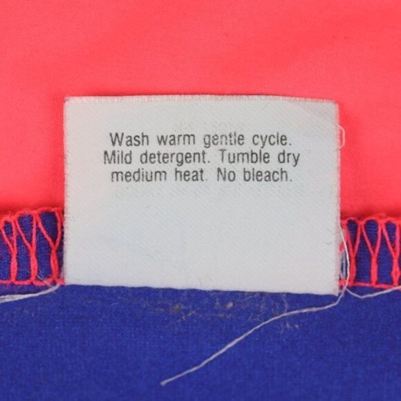 Lowe Alpine Women's Small Neon Orange & Blue Full Zip Windbreaker Jacket - Picture 10 of 10